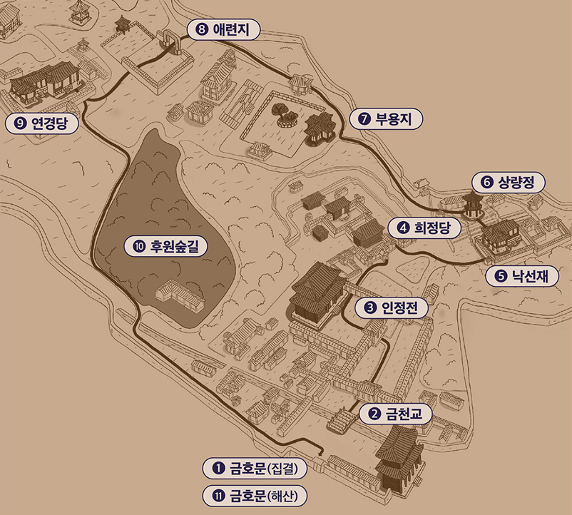 2025년 창덕궁 달빛기행 코스 안내