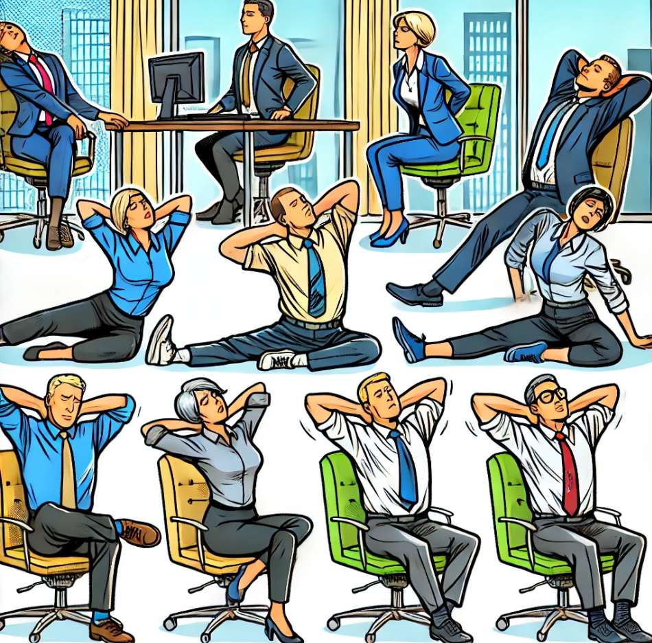 쿨다운 운동- 직장인의 쿨다운 운동과 관련된 루틴 사진