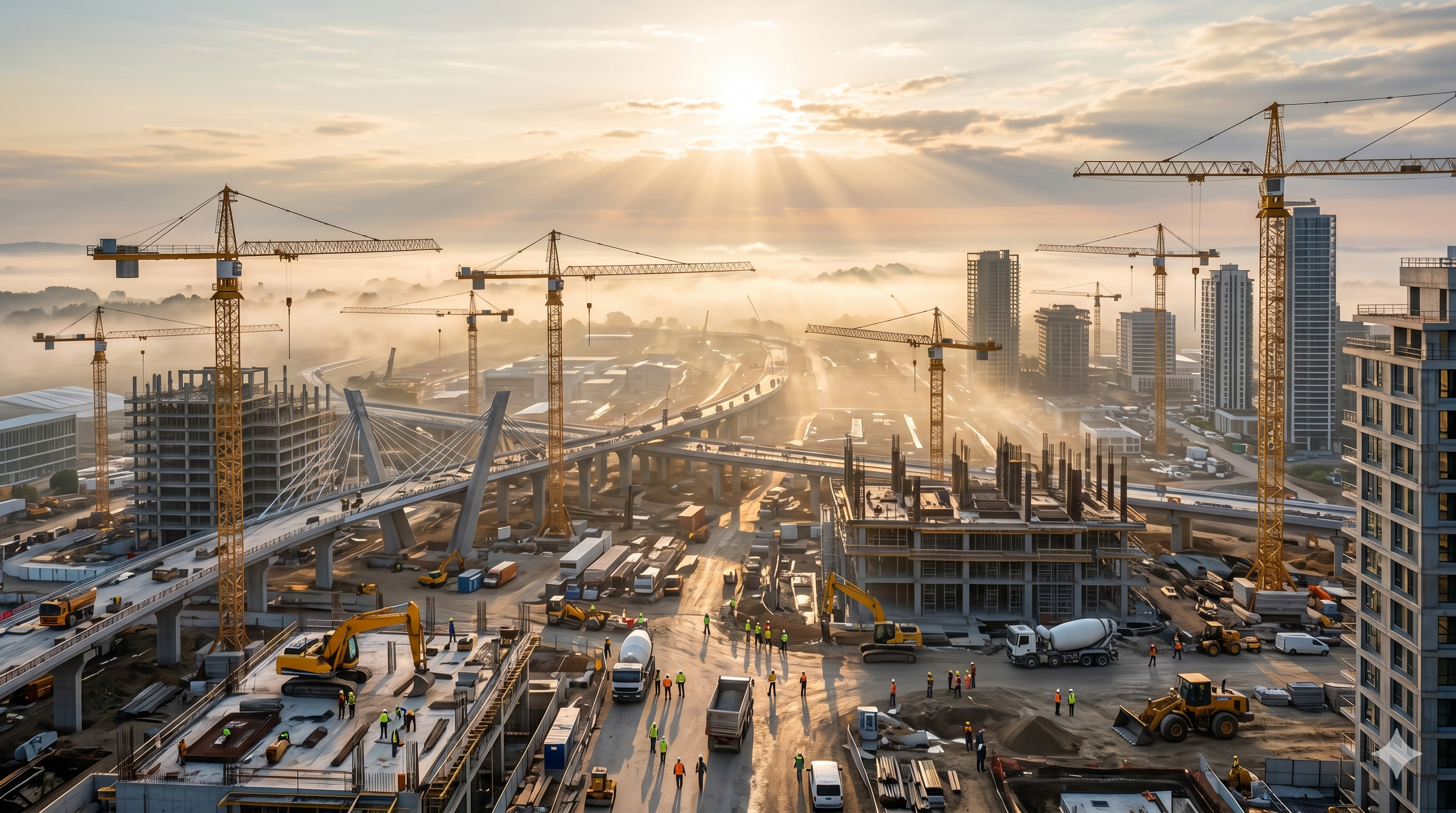 우크라이나 중동 복구 수혜주 건설 현장 풍경