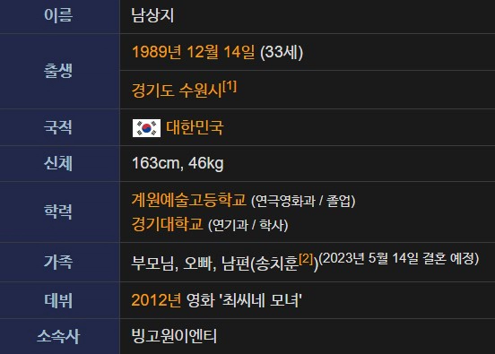 남상지 나이 학력 근황 프로필 