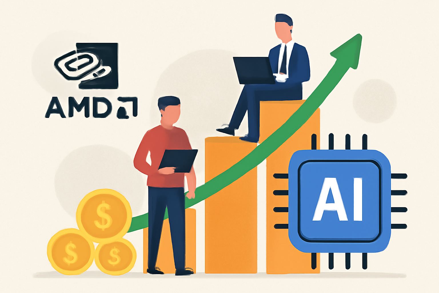 AI 테마주 투자전략 : 엔비디아·AMD 중심으로 본 인공지능 주식 핵심정리 관련 사진