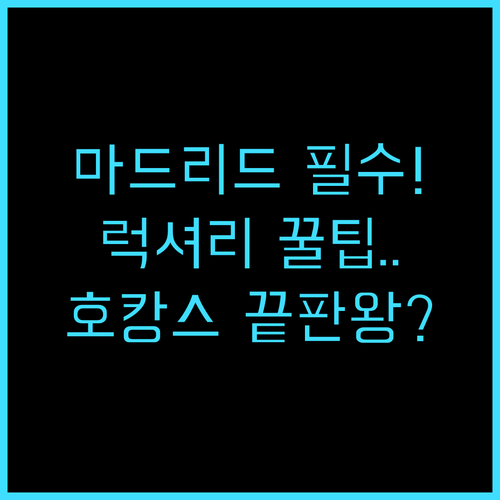 더 마드리드 에디션 마드리드 중심부 ..