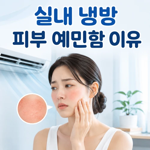 실내 냉방 피부 예민함 이유