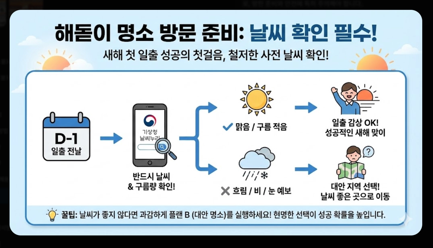 2026년 해돋이 시간 지역별 완벽 정리