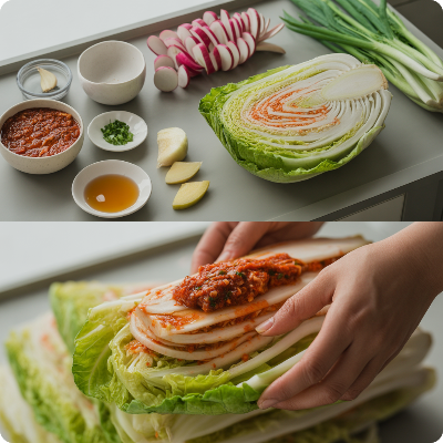 김장김치 맛있게 담는 법 이미지