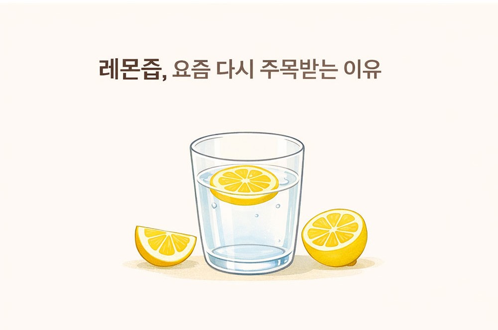 레몬즙, 요즘 다시 주목받는 이유