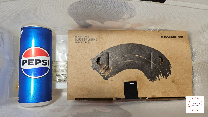 교촌치킨-오리지널 맛 뼈닭 구성