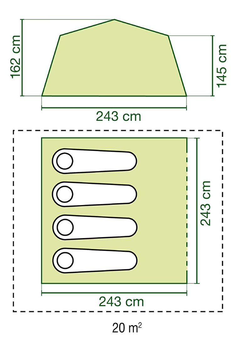 콜맨 원터치 텐트