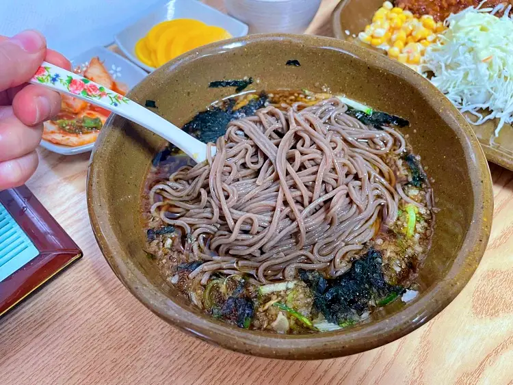 소문의맛집 소녀시대 수영 논산에서 줄서서 기다리는 메밀국수 자루소바와 돈까스 맛집 논산 양촌마을 양조장