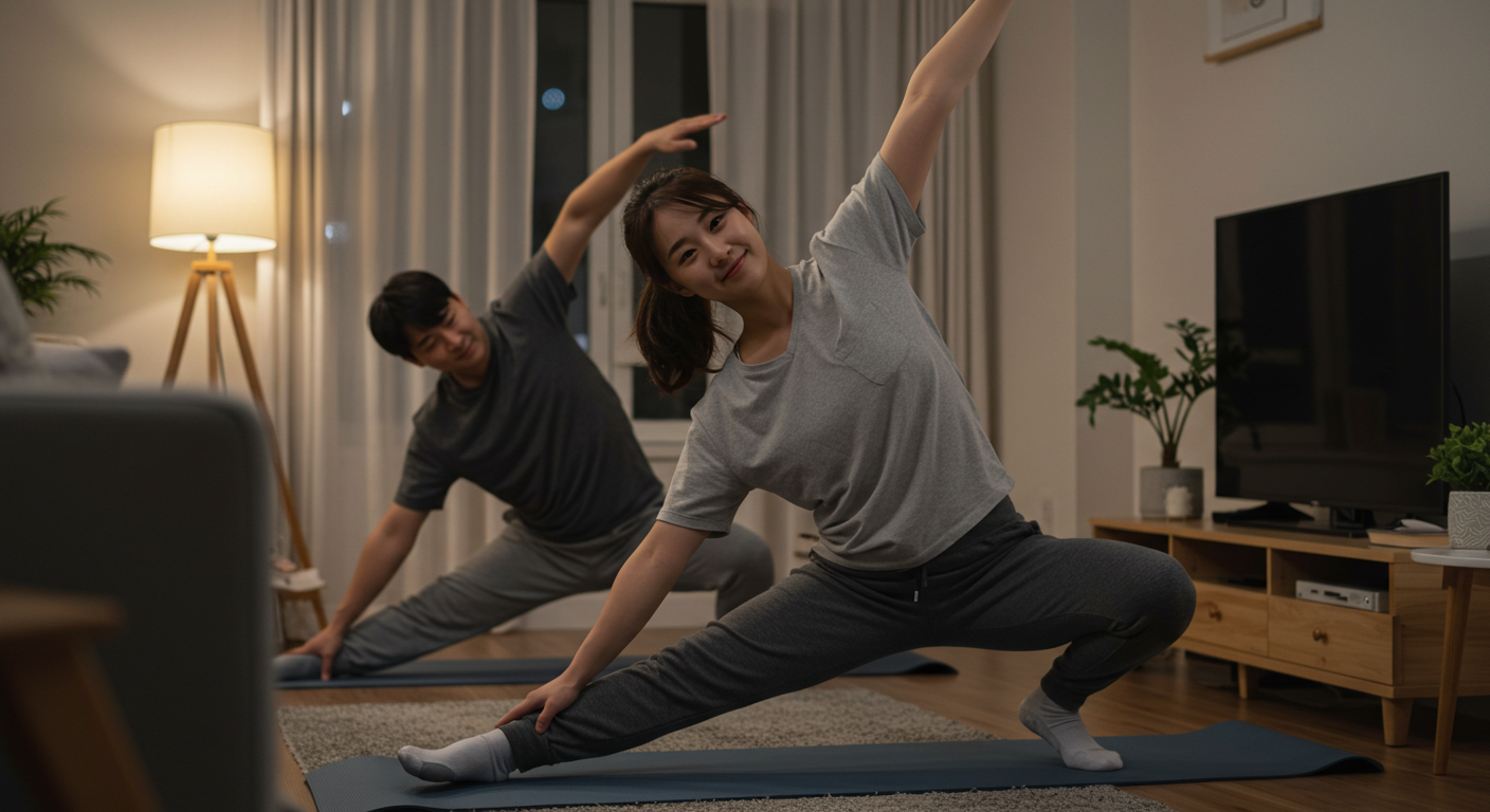 초간단 저녁 운동법, 게으른 사람