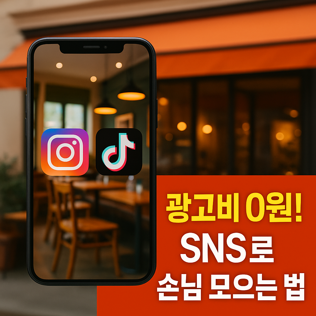 홍보비 줄이는 SNS
