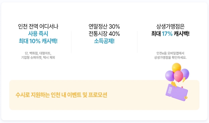 인천 이음카드 웹사이트 서비스안내