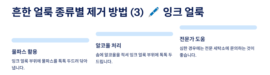 하얀 옷 얼룩 및 오염제거, 누런옷 하얗게 만드는 방법 총정리