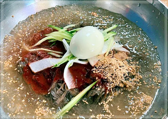 인천 화평동 맛집 수박냉면, 세숫대야 냉면