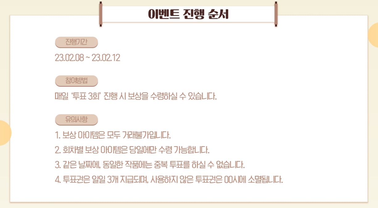 거상 팬아트 진행순서 -출처 거상 공식 홈페이지-