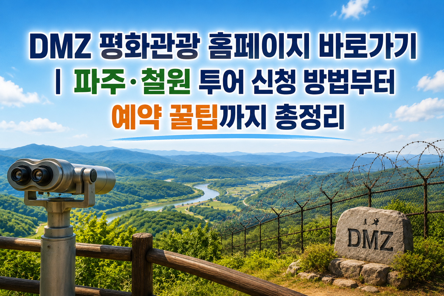 DMZ 평화관광 홈페이지 바로가기｜파주&middot;철원 투어 신청 방법부터 예약 꿀팁까지 총정리 관련 사진