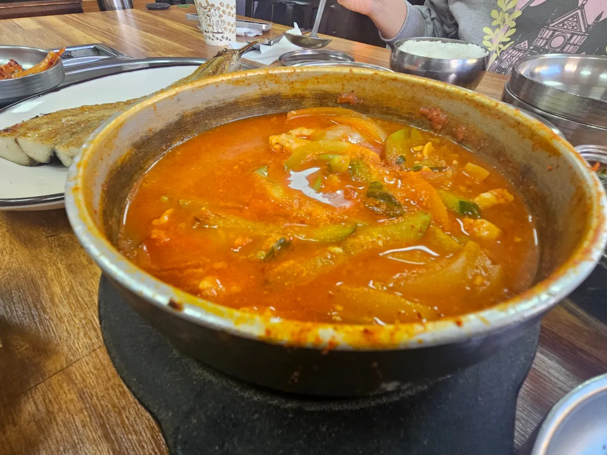 애호박찌개