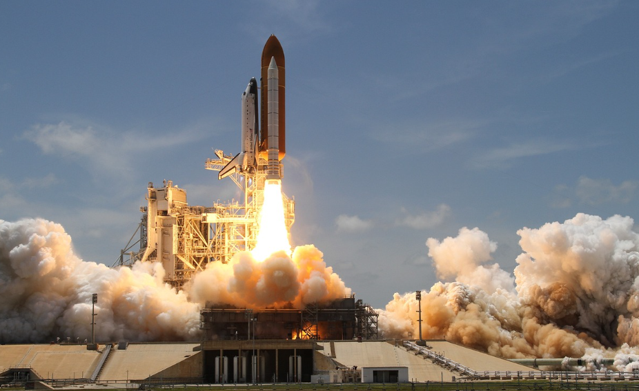 로켓 발사의 모습