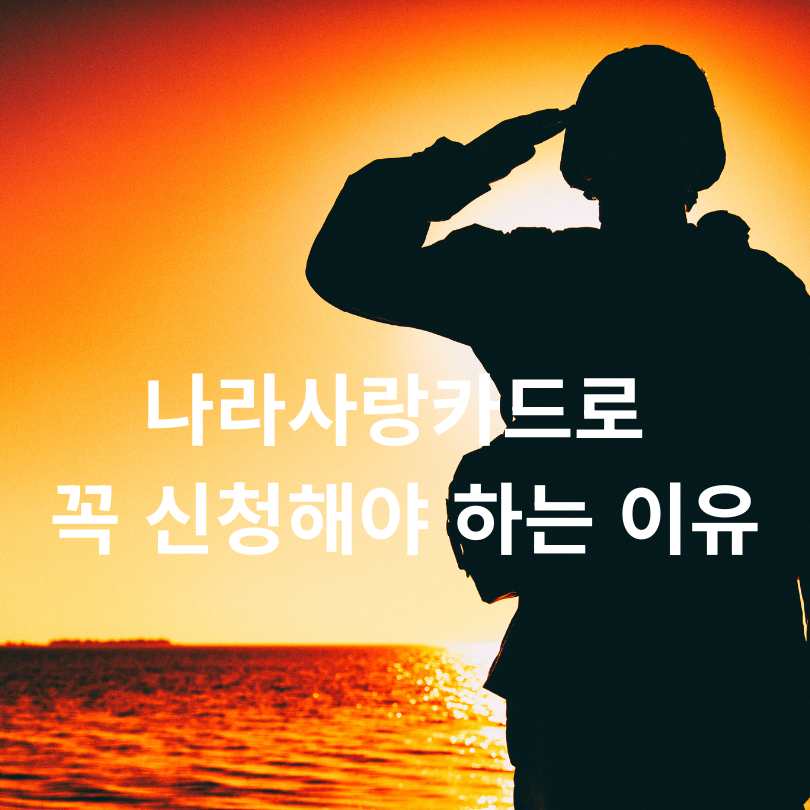 군인 민생회복 소비쿠폰 활용 꿀팁