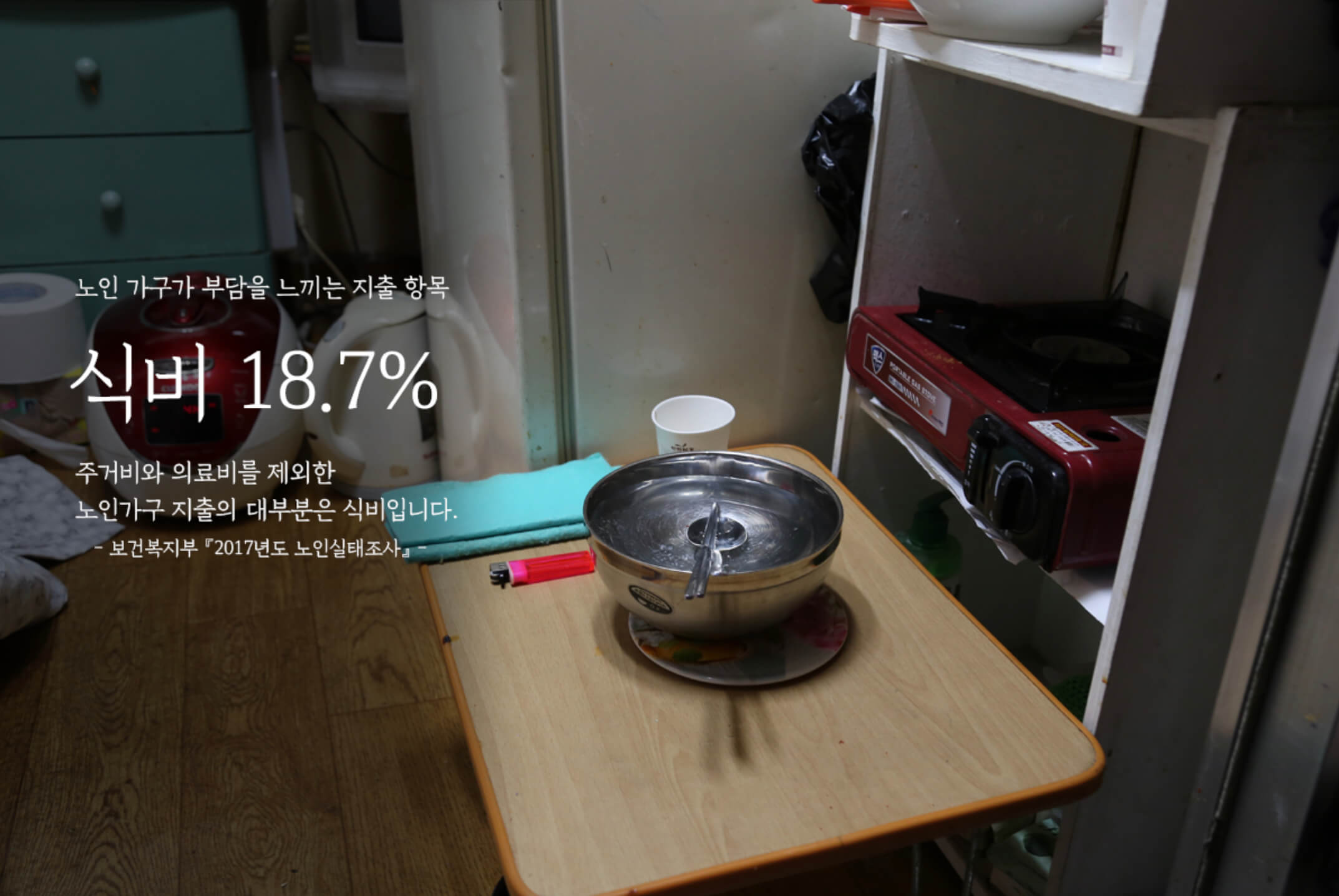 독거노인 식비 부담