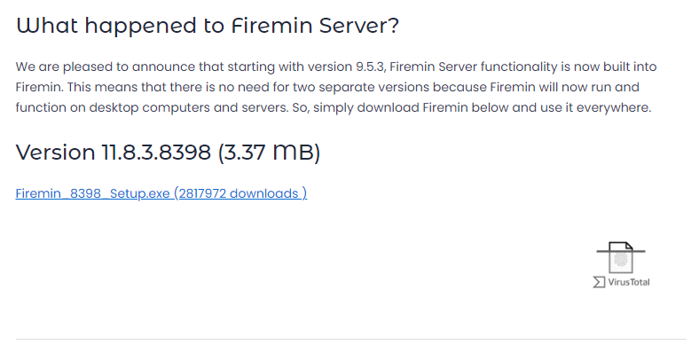 firemin 다운로드