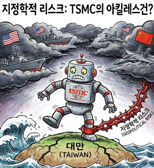 TSMC 역대 최대 실적 분석 지정학적 리스크가 단점인 이유