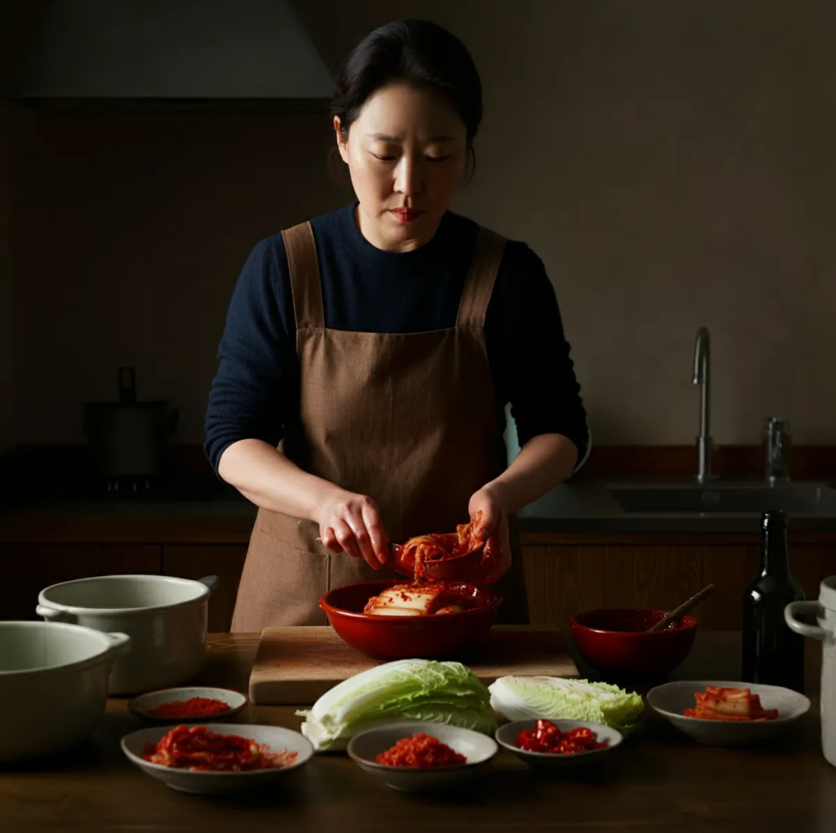 김장하는-한국여자03