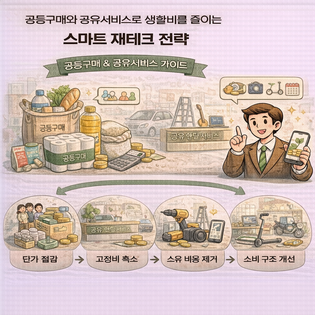 스마트 재테크 전략 안내 인포그래픽