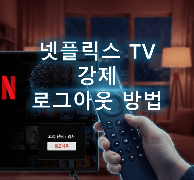 넷플릭스 TV 강제 로그아웃