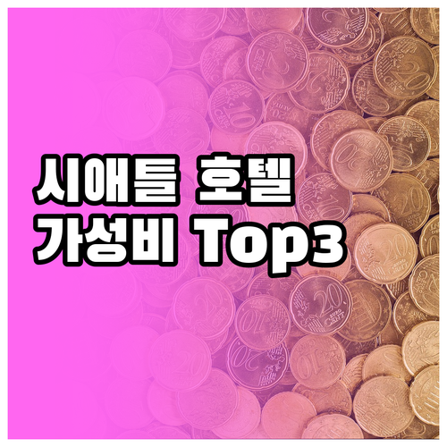 시애틀 시택 여행객 필독 가성비 좋은..