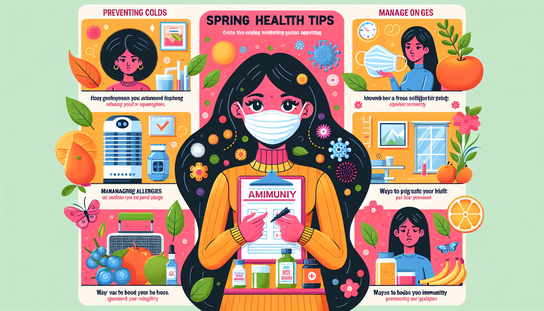 환절기 건강 관리 꿀팁! 감기 예방, 알레르기 관리, 면역력 강화!