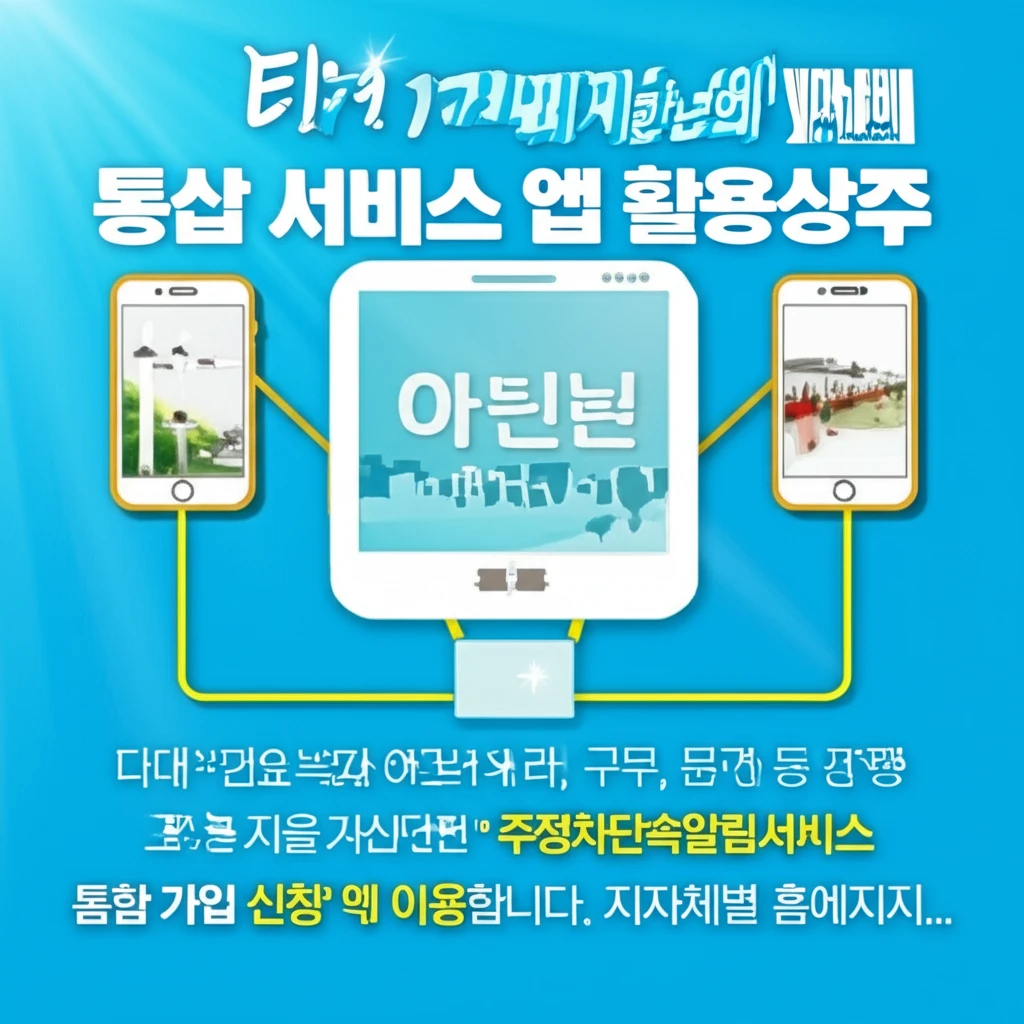 불법 주정차 과태료 방지하는 상주시 ..