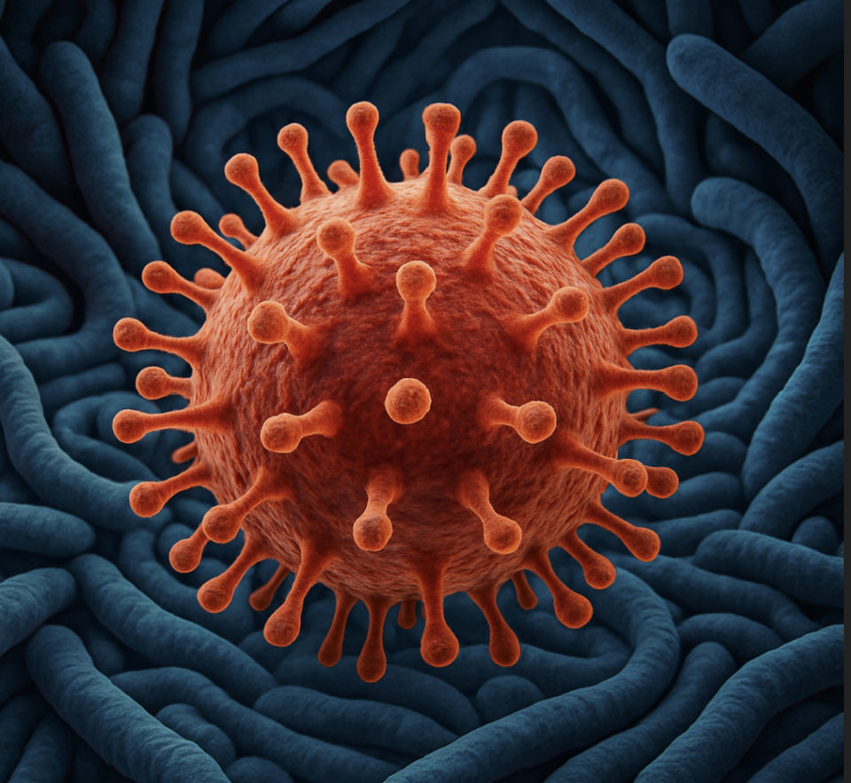 장 바이러스 사진