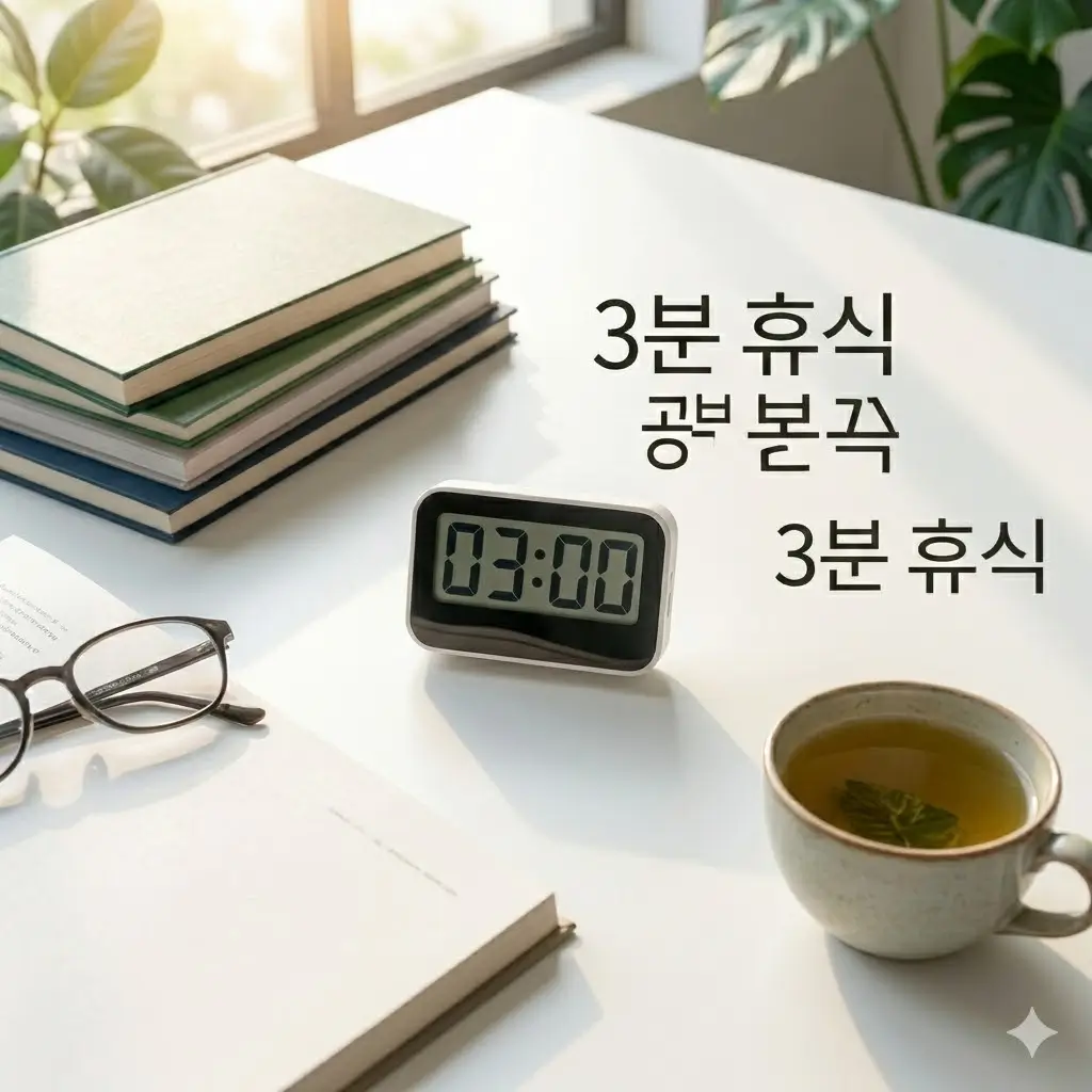 공부 50분 뒤 3분 쉬기가 도움이 되는 이유