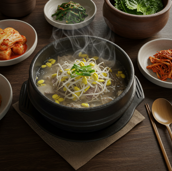 전주 콩나물국밥의 매력