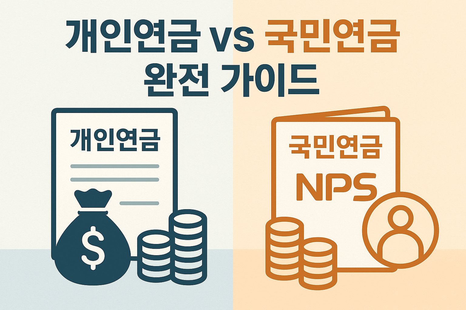개인연금 vs 국민연금 완전 가이드