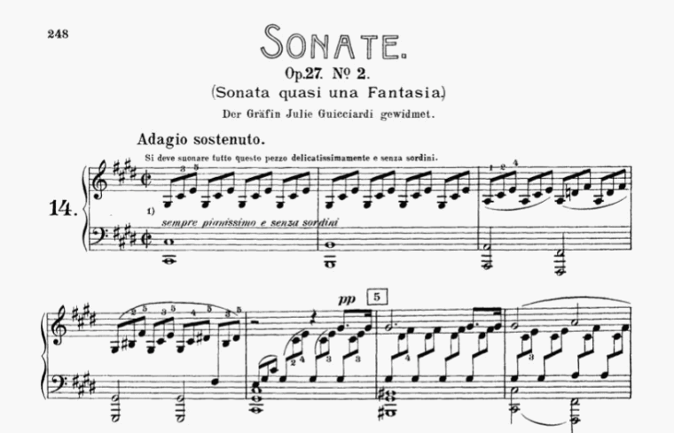 베토벤 <피아노 소나타 제14번 '월광'> - 내면의 어둠을 비추는 빛