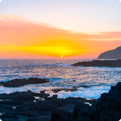 제주도 새해 일출 해돋이 명소 가상 이미지