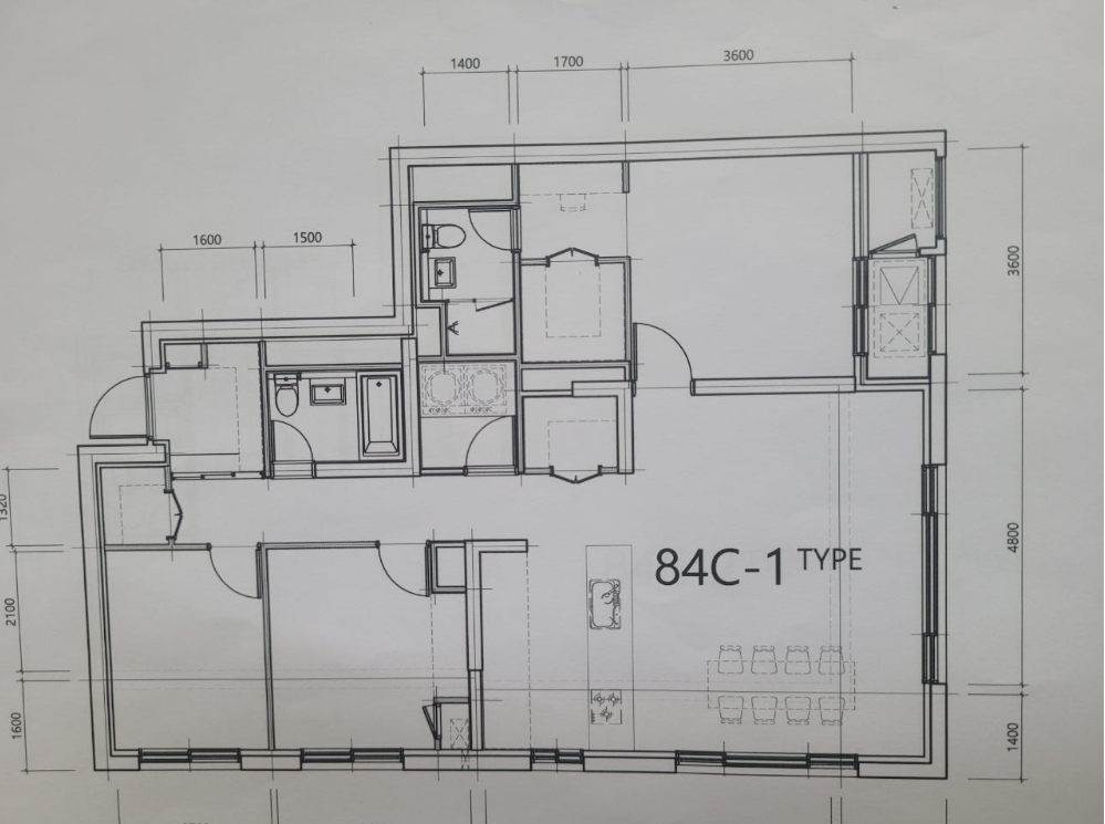 가야1구역 더 다이너스티 평면도