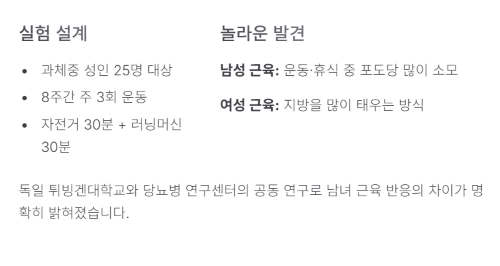 당뇨 관리&amp;#44; 남자와 여자가 다르게 운동해야 하는 이유