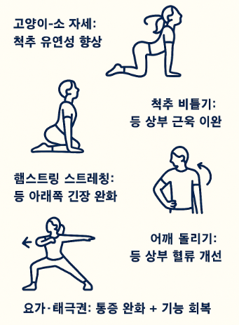 운동과 스트레칭의 효과