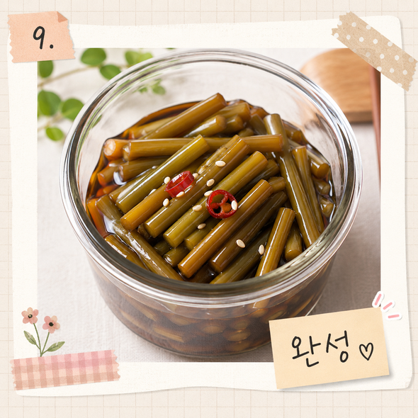 마늘쫑장아찌 맛있게 담그는법