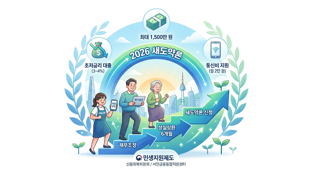 2026년 새도약론 신청 방법 및 대상자 조건 총정리