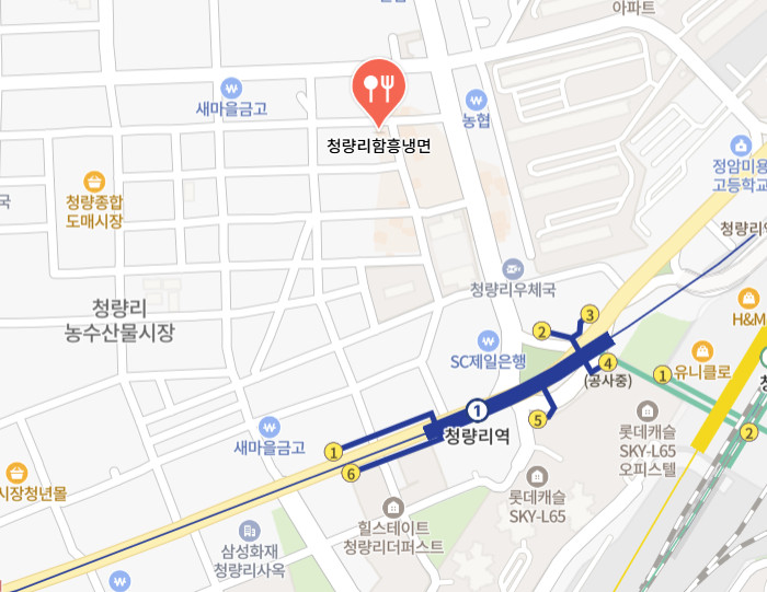오늘N 퇴근후N 청량리역 냉면 맛집(매운냉면 홍어회무침)
