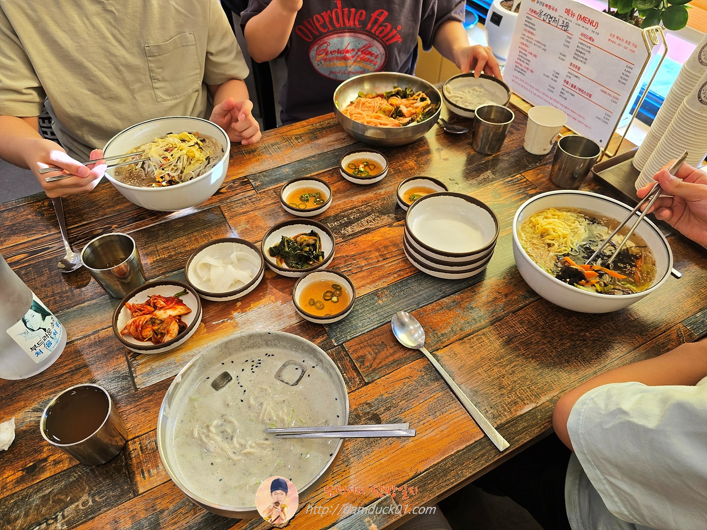 비빔국수, 바지락 잔치국수