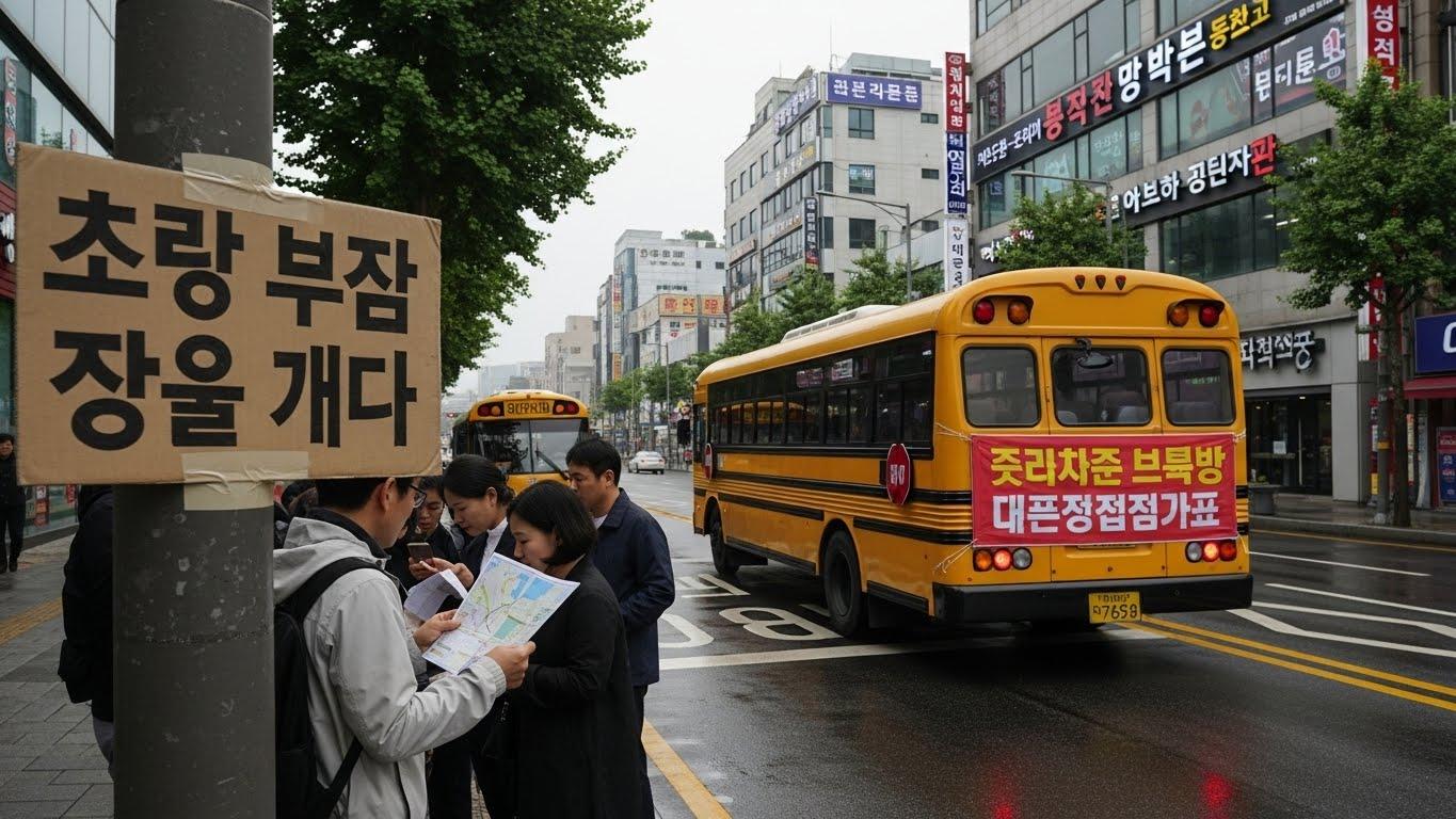 부산 버스 파업 임시노선