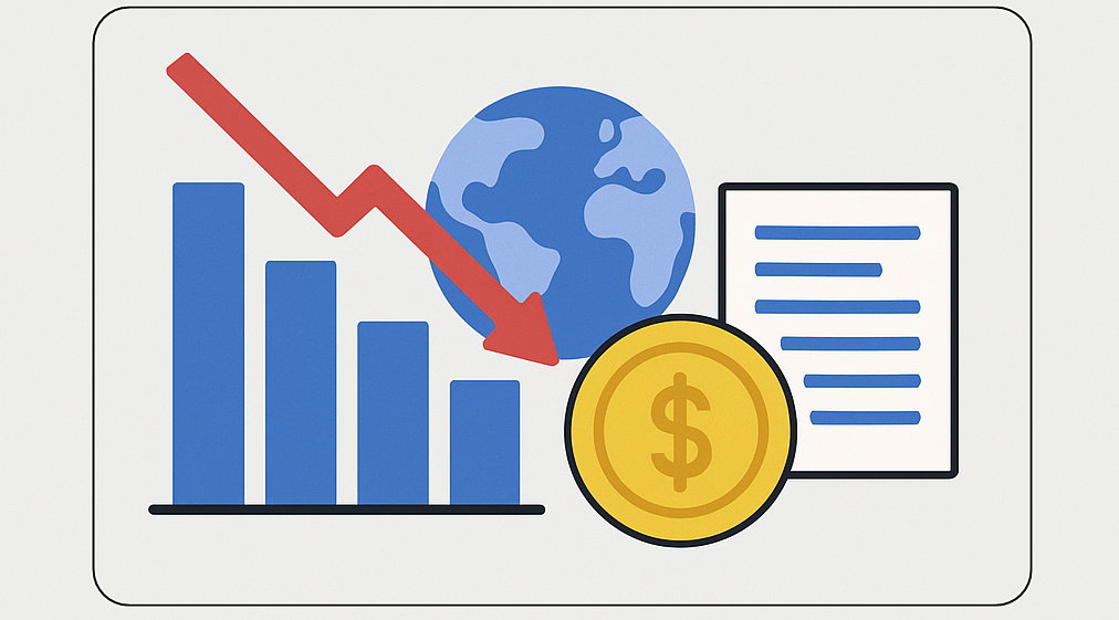 경제 위기와 투자 전략을 요약한 인포그래픽