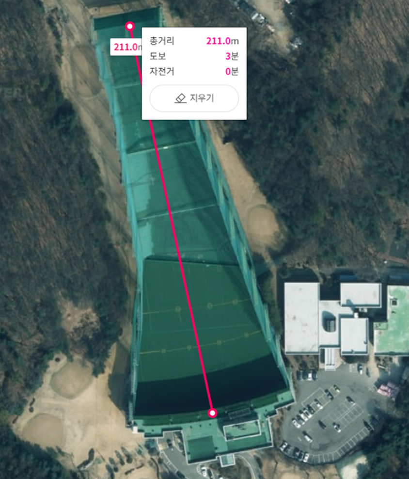 그린피아 골프 연습장 위성사진