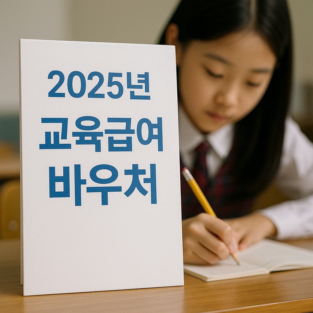  교육급여 바우처 신청 