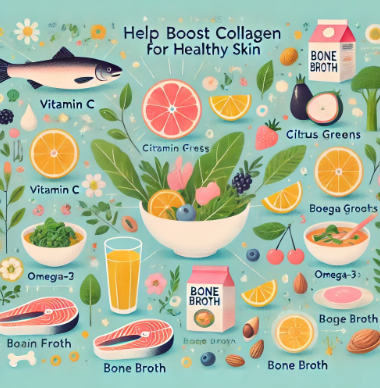 피부 건강 되찾기: 콜라겐 생성 돕는 음식 레시피 관련 사진